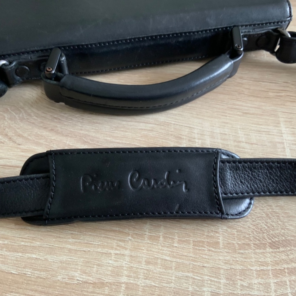 Vintage Pierre Cardin Genuine Leather Hand Made Bag - Picture 12 of 15